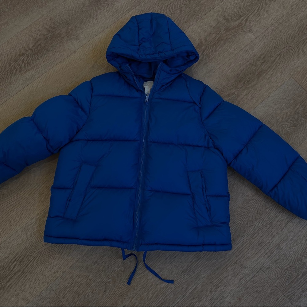 H&M Navy Blue Puffer Jacket